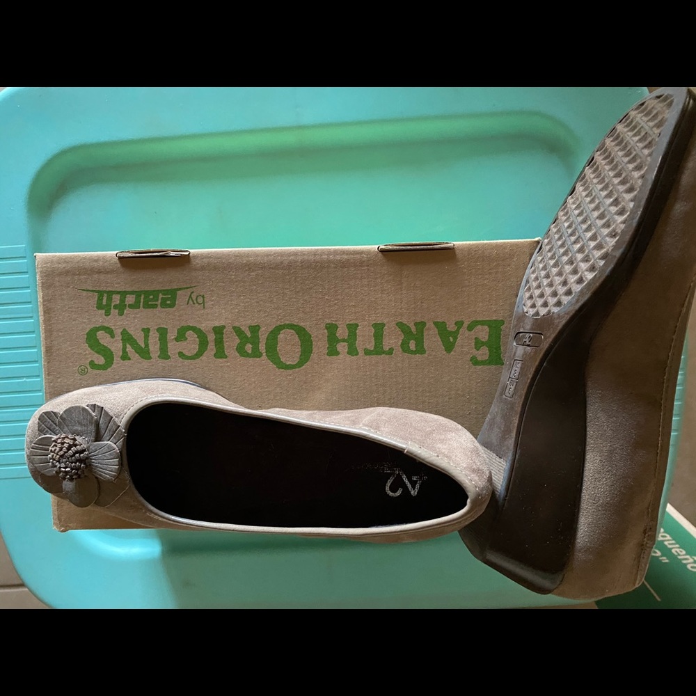 Shoes still in the box